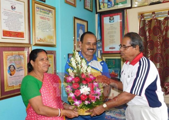 Dipa's parents, Tripura euphoric over her Olympic final berth Dipa's parents, Tripura euphoric over her Olympic final berth
